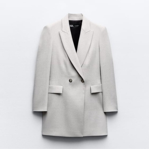 Zara Double Breasted Blazer - Picture 8 of 11